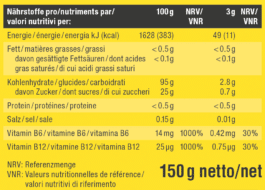 PURE GINGER KICK-Ingvera sulas pulveris ar B6, B12 vitamīniem, 150g