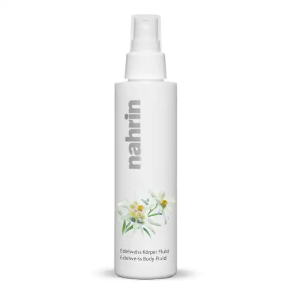 Aizsargājošs ķermeņa aerosols ar Ēdelveisa ekstraktu, mitrina un atsvaidzina ādu.