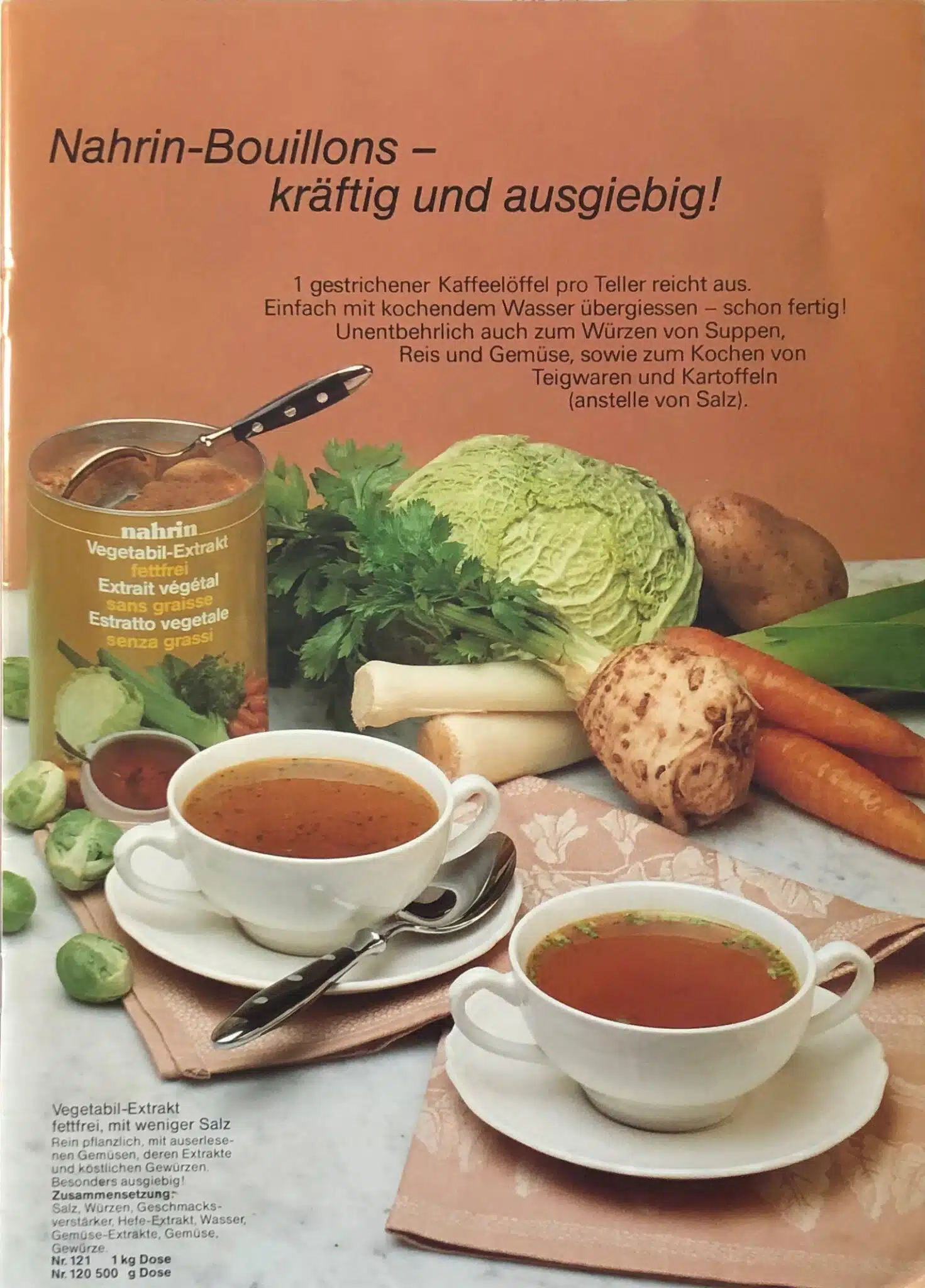 Nahrin 1984 fat free vegetable broth